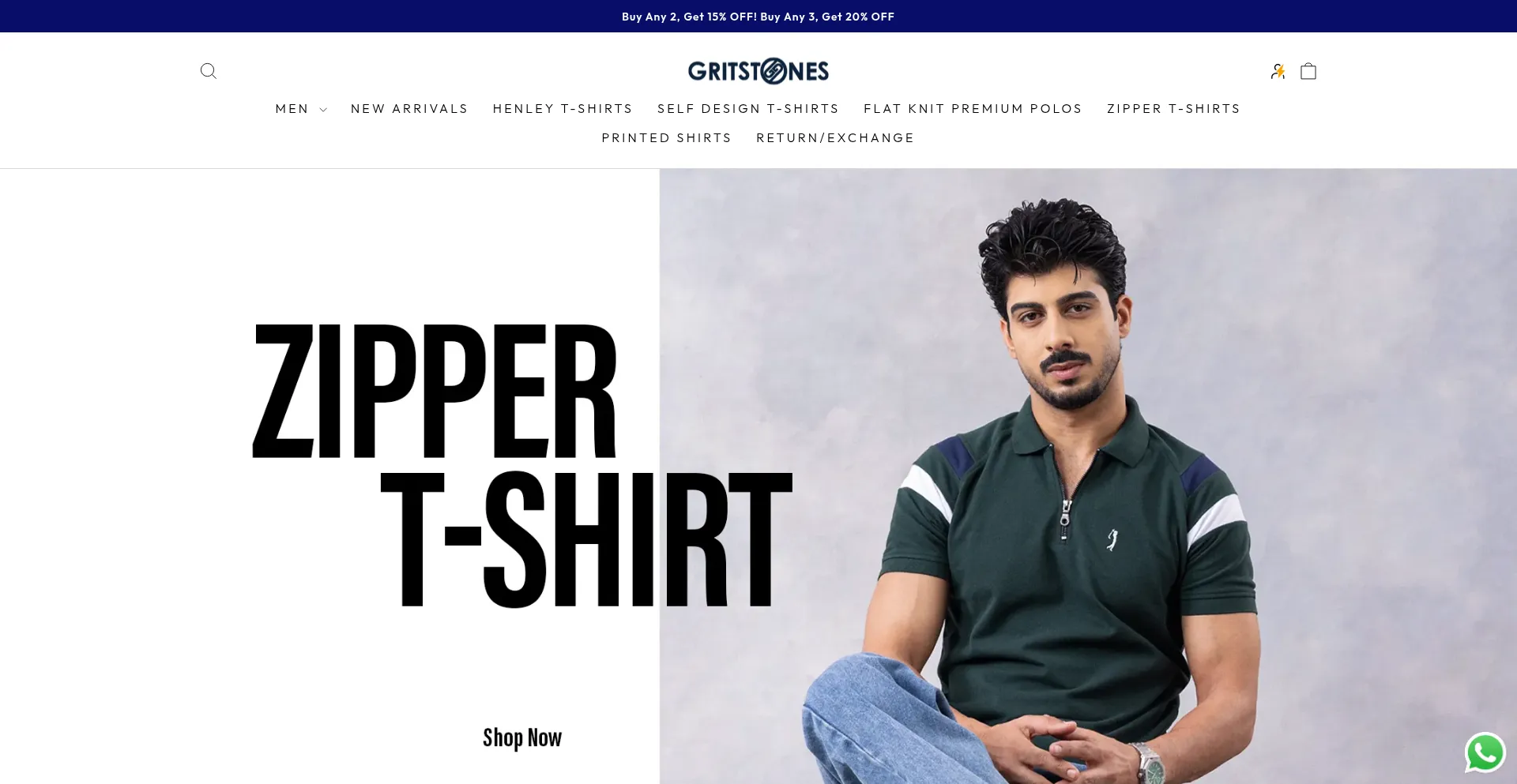 Gritstones.com Screenshot