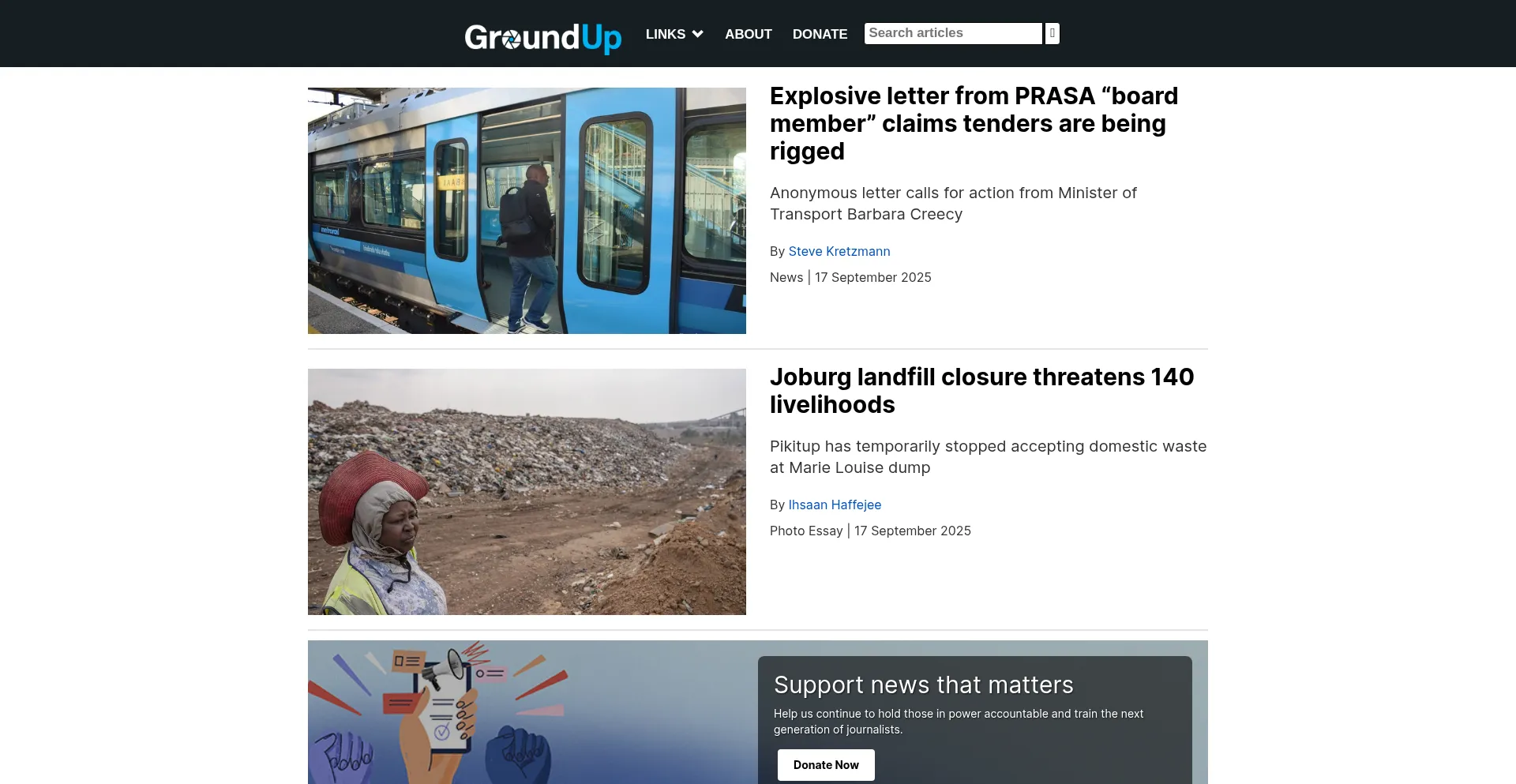 Ist Groundup.org.za sicher und vertrauenswürdig?