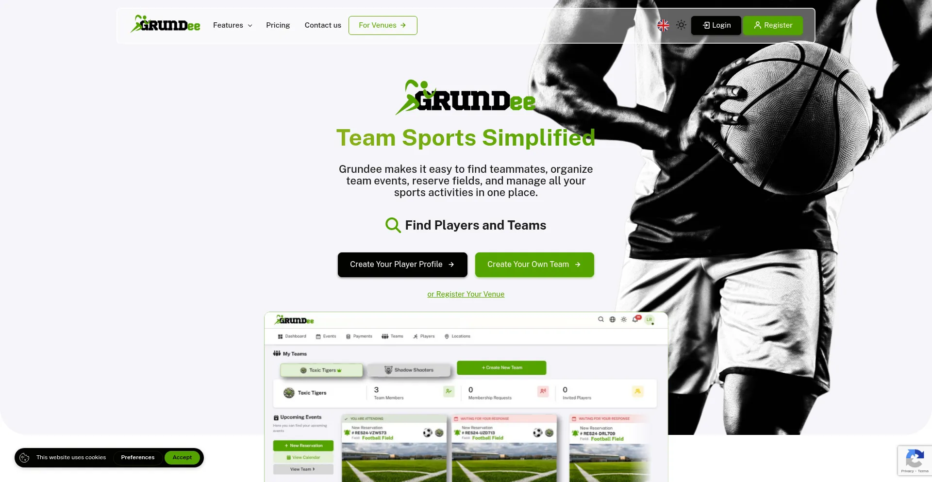 Grundee.com Screenshot