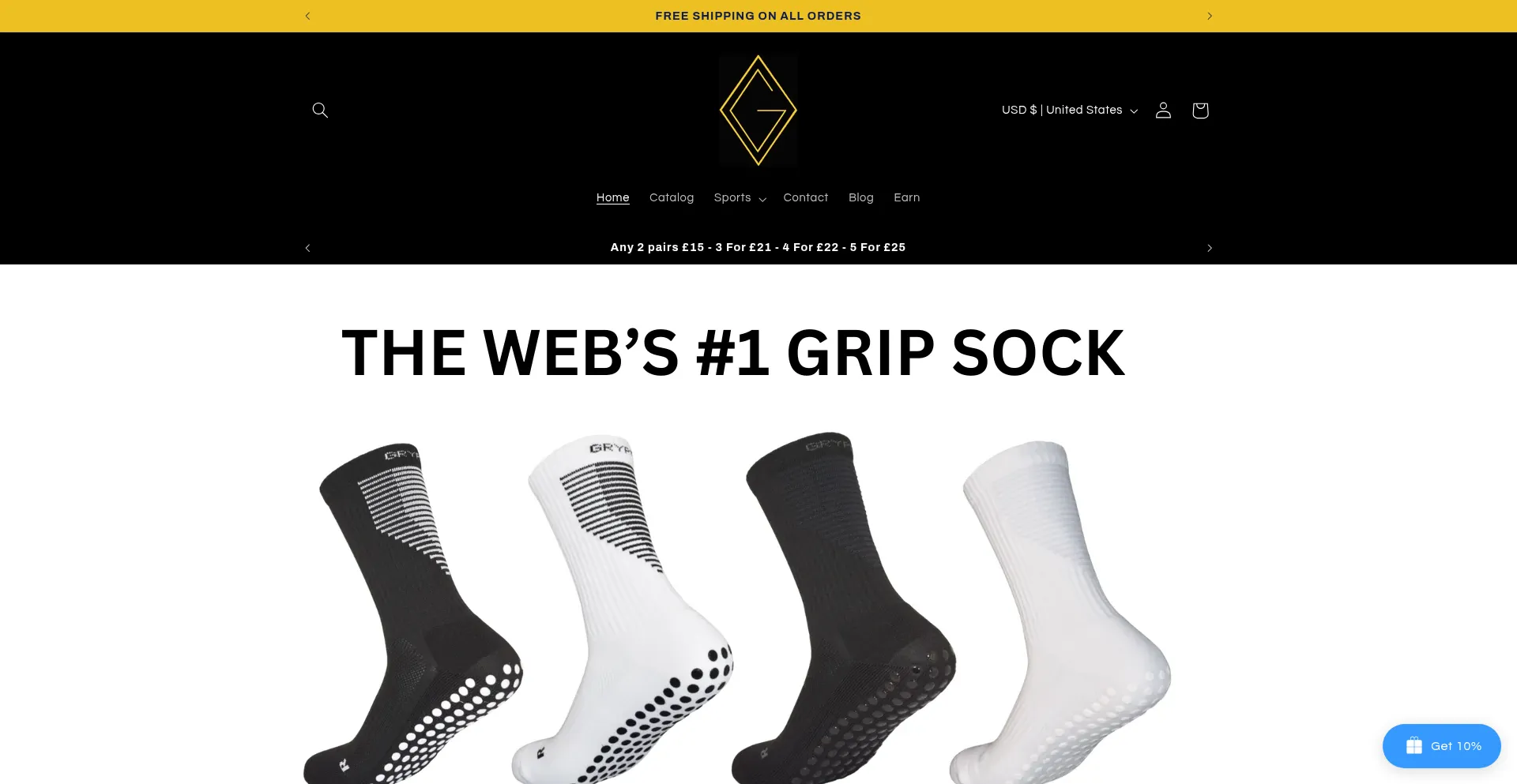 Website screenshot of Grypto.co.uk