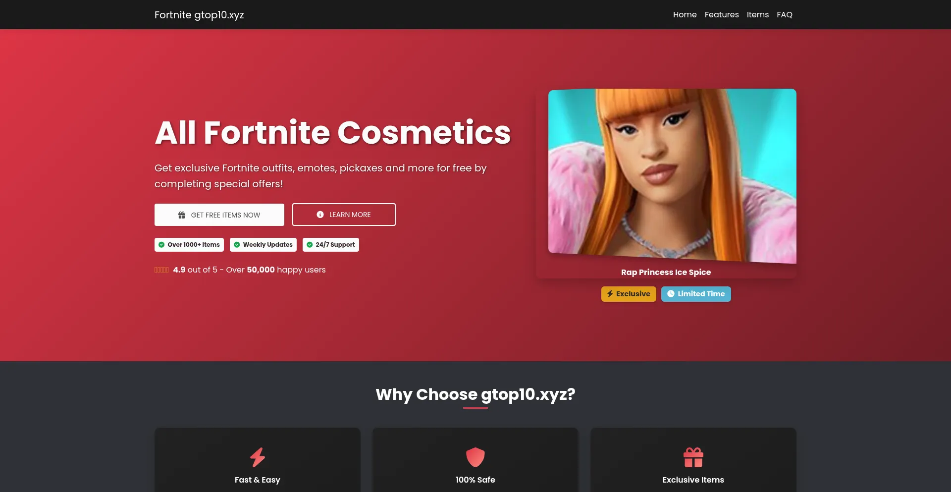 Website screenshot of Gtooop.site