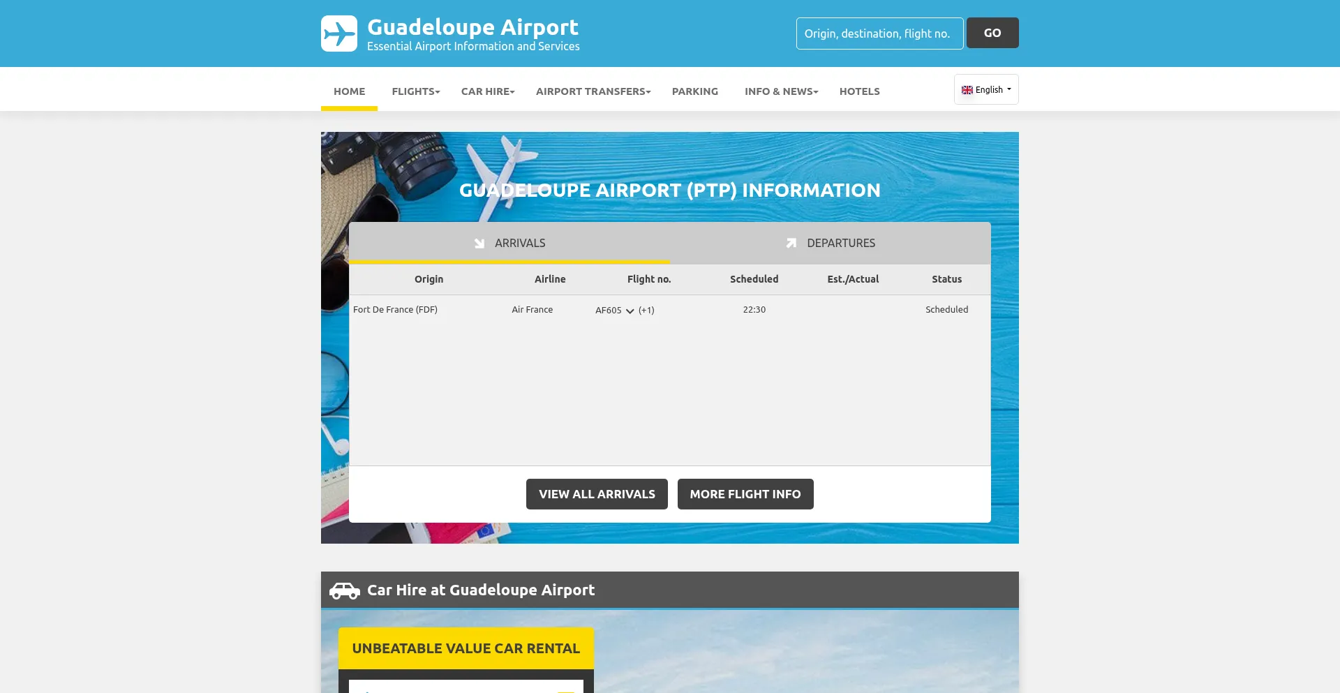 Ist Guadeloupeairport.com sicher und vertrauenswürdig?