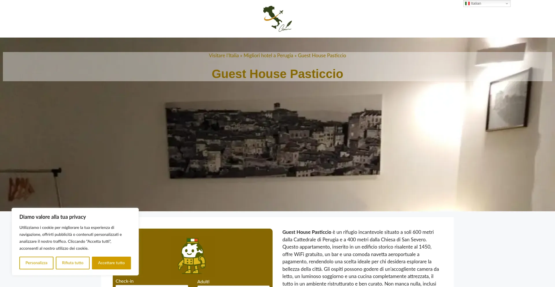 Ist Guest-house-pasticcio.dreaminginrome.com sicher und vertrauenswürdig?