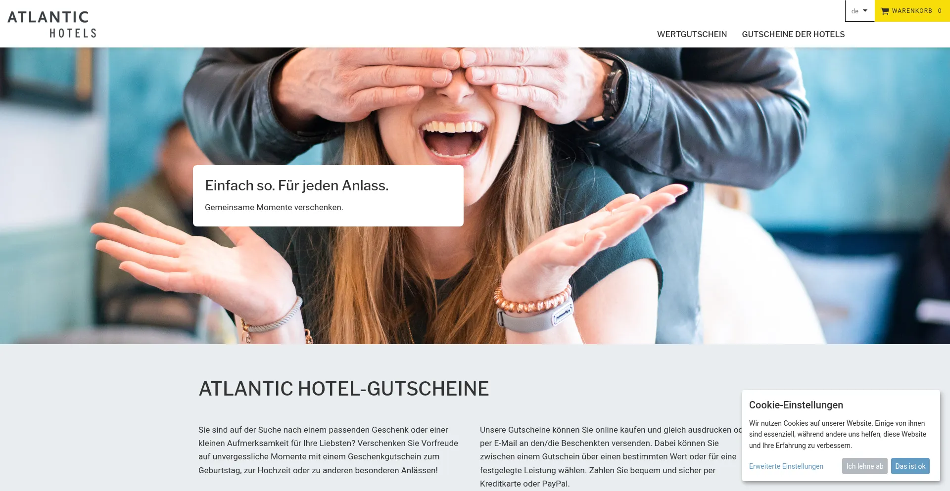 Gutschein.atlantic-hotels.de