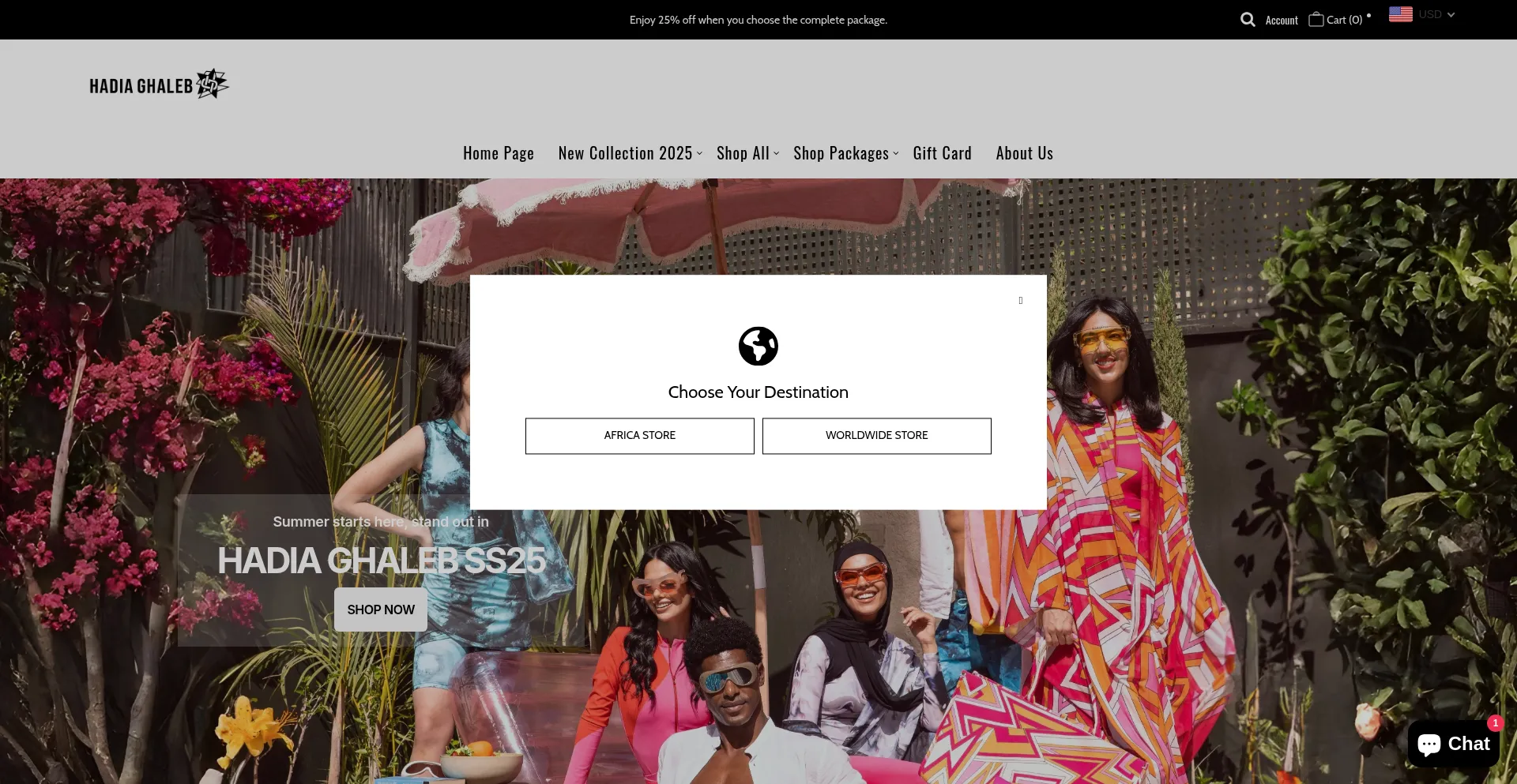 Website screenshot of Hadiaghaleb.com