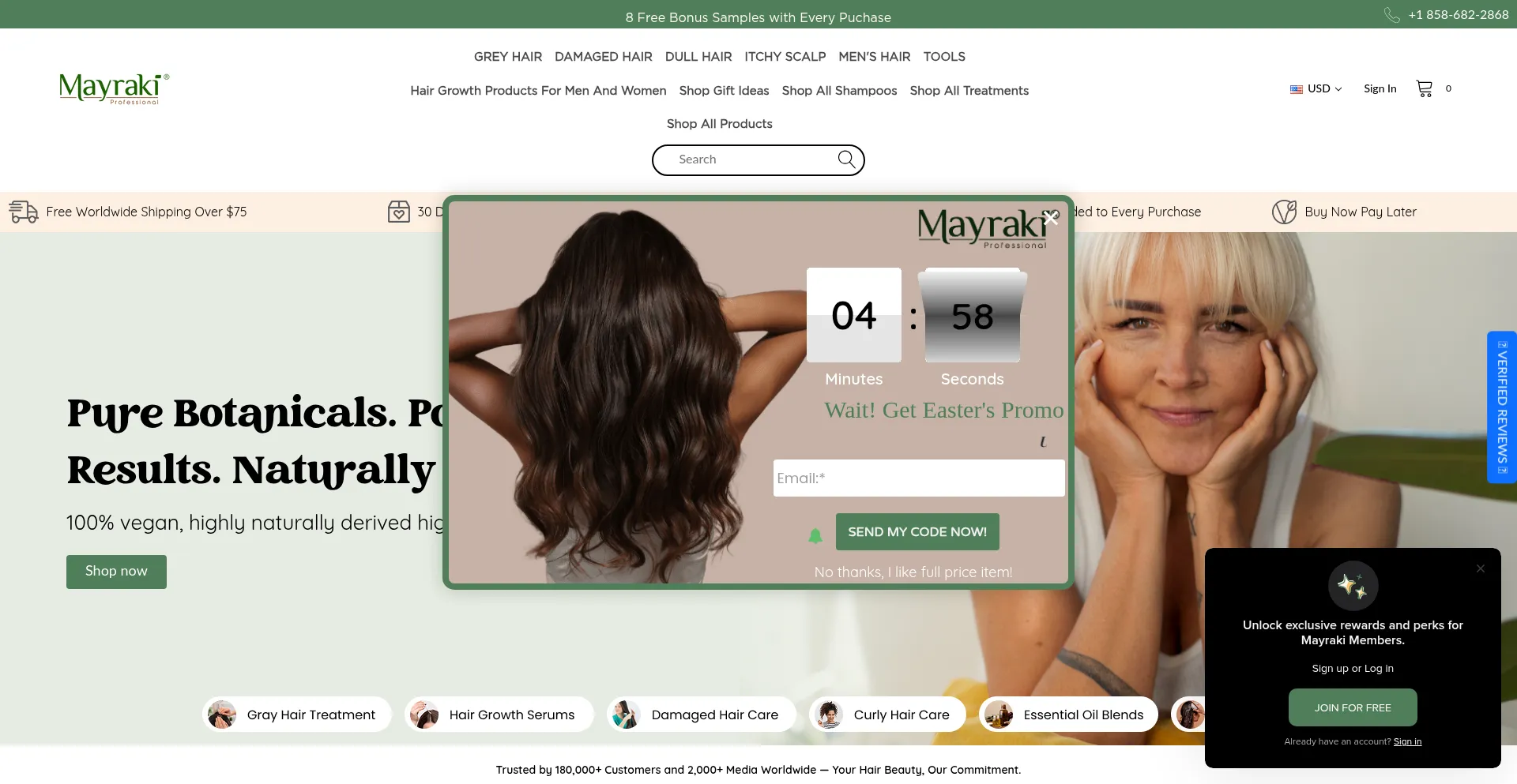 Hairmayraki.com Screenshot