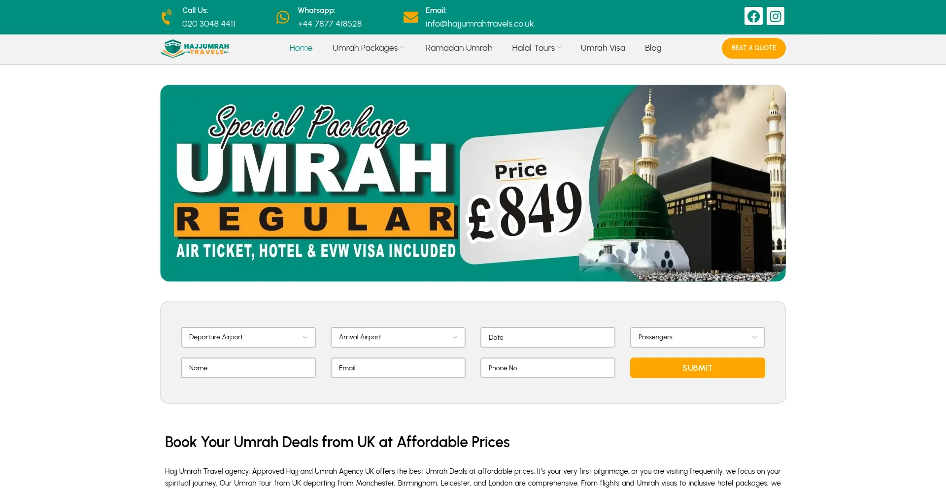 Hajjumrahtravels.co.uk