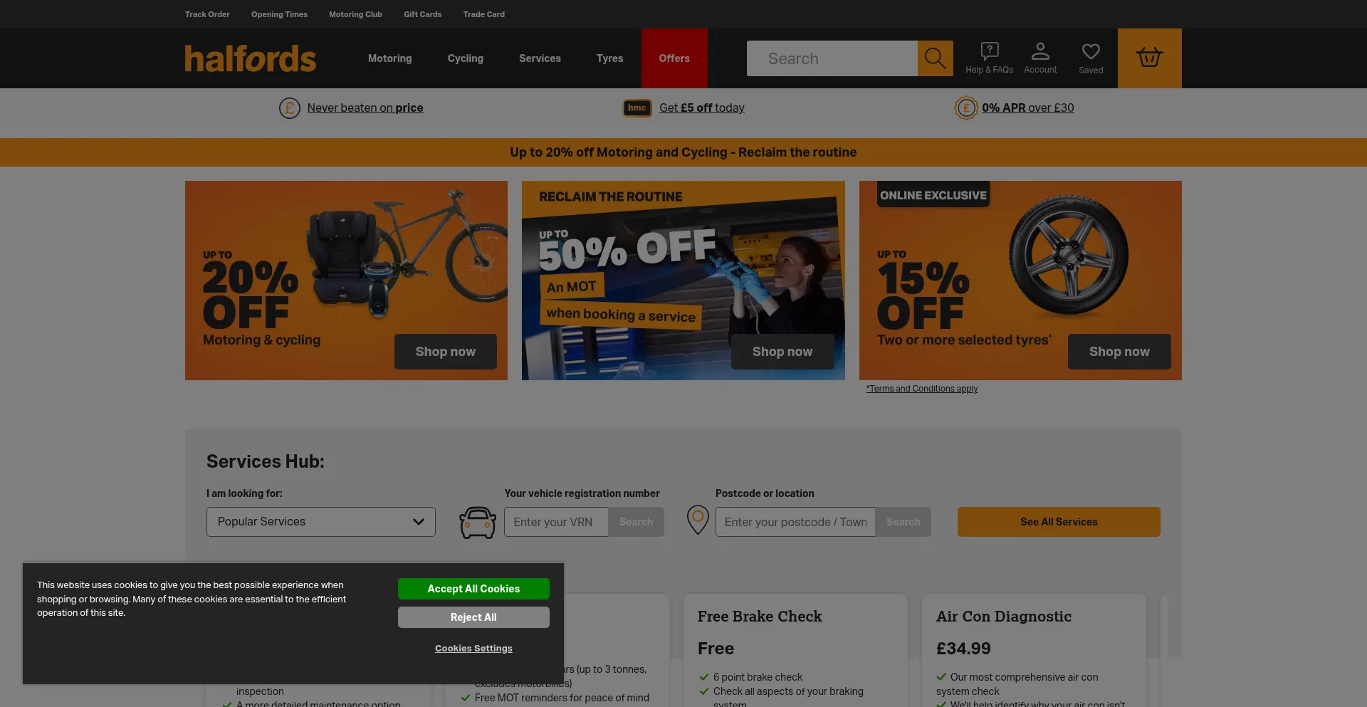 Ist Halfords.com sicher und vertrauenswürdig?