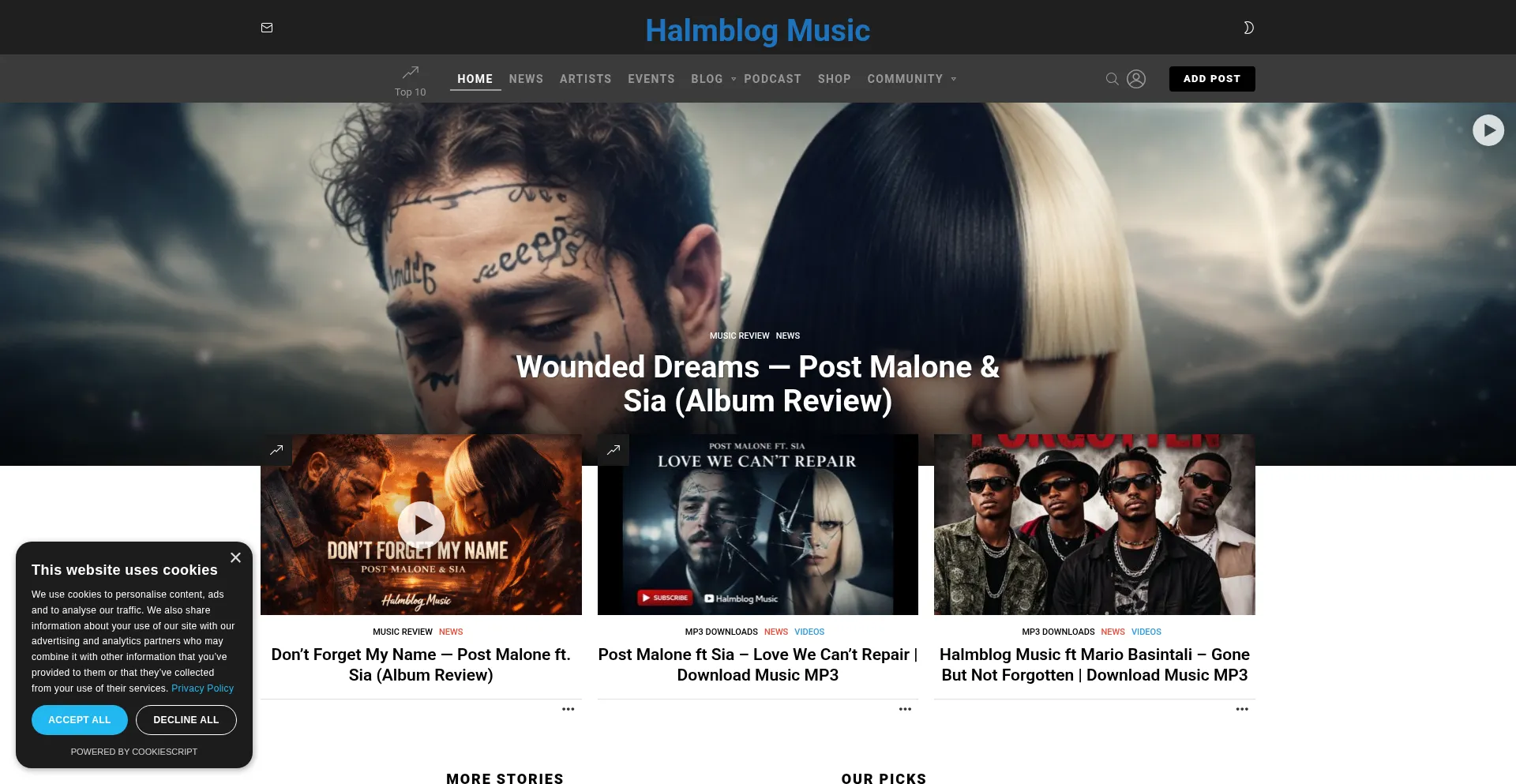 Halmblogmusic.com
