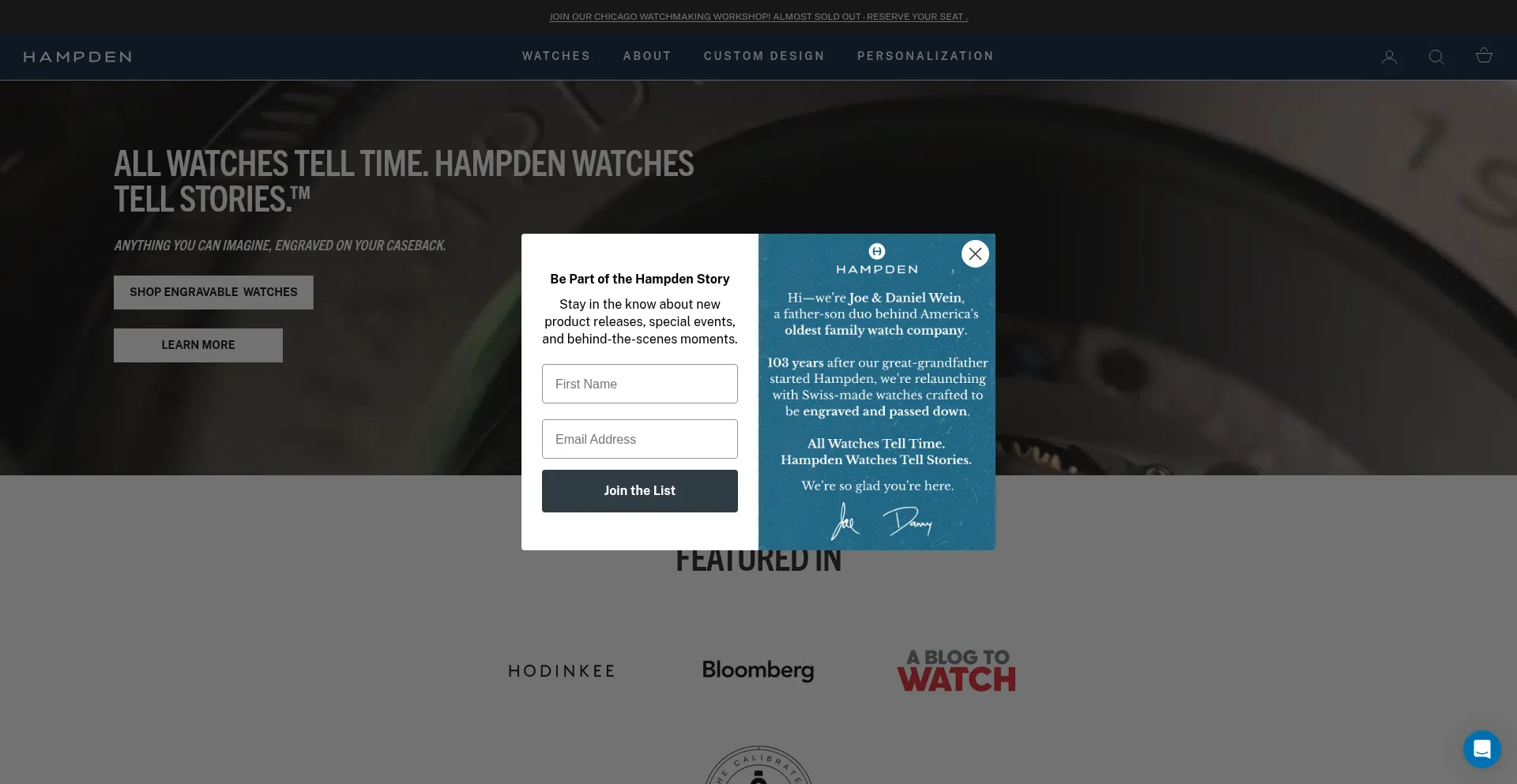 Hampdenwatch.com Screenshot