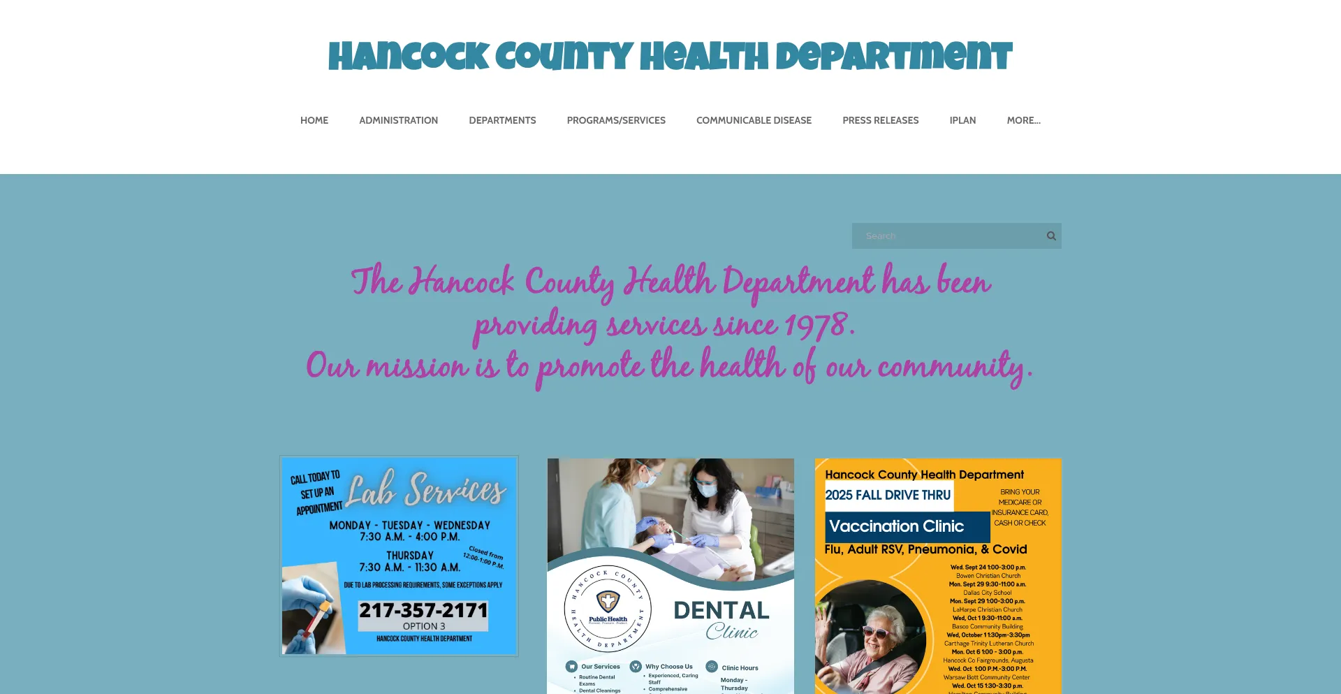 Ist Hancockcountyhealthdepartment.org sicher und vertrauenswürdig?