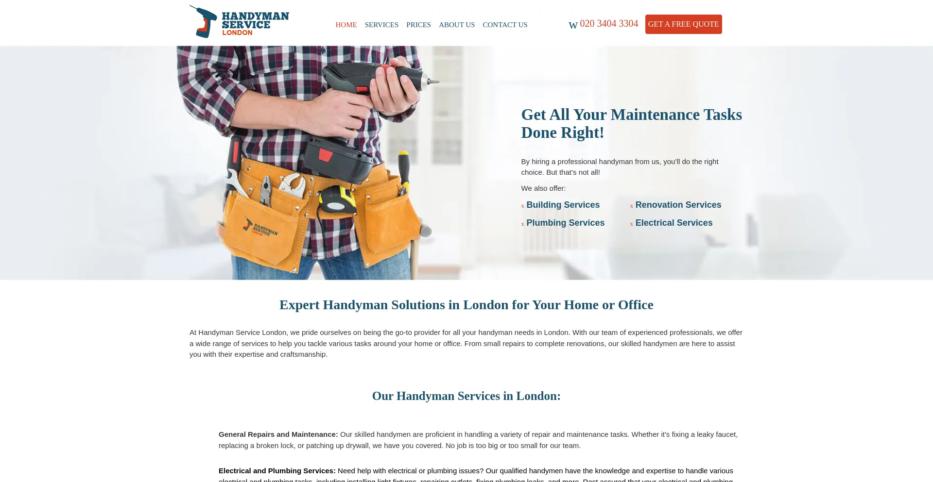 Ist Handymanservicelondon.co.uk sicher und vertrauenswürdig?