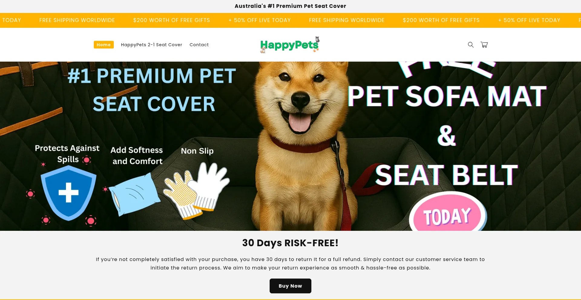 Ist Happypetsofficial.com sicher und vertrauenswürdig?