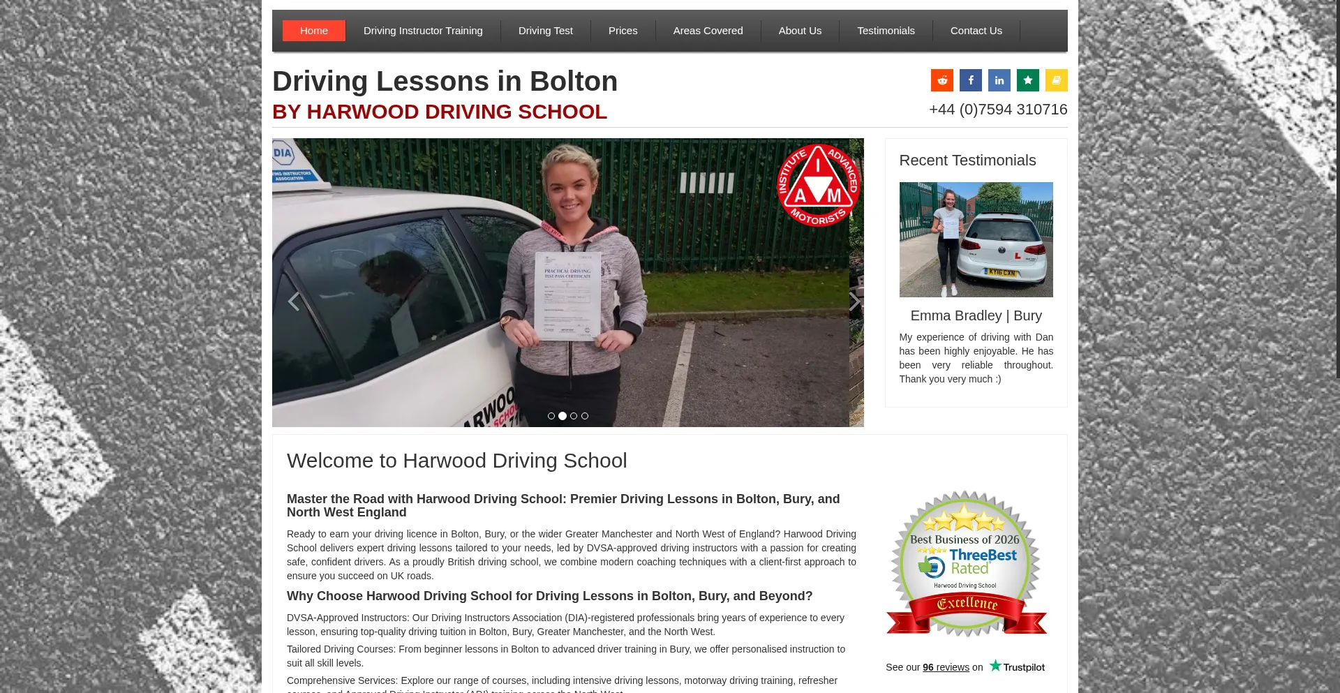 Harwooddrivingschool.com