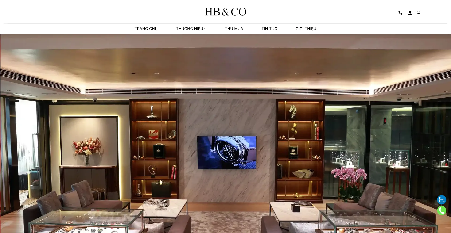 Website screenshot of Hbandco.vn