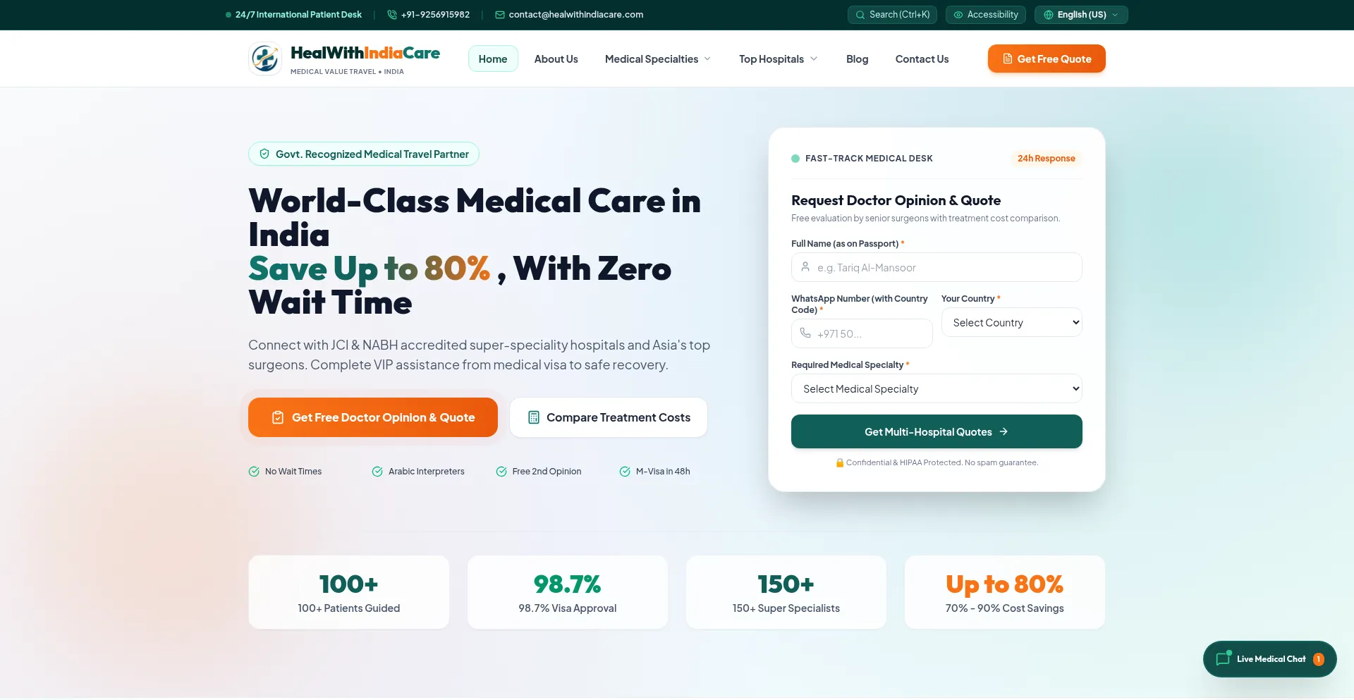 Healwithindiacare.com