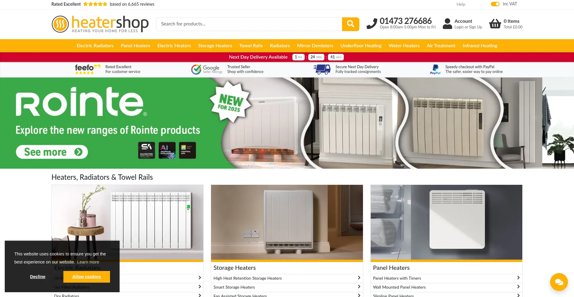 Ist Heatershop.co.uk sicher und vertrauenswürdig?