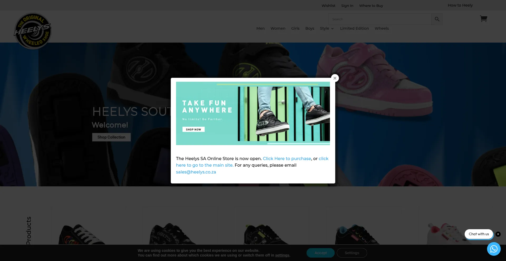 Ist Heelys.co.za sicher und vertrauenswürdig?
