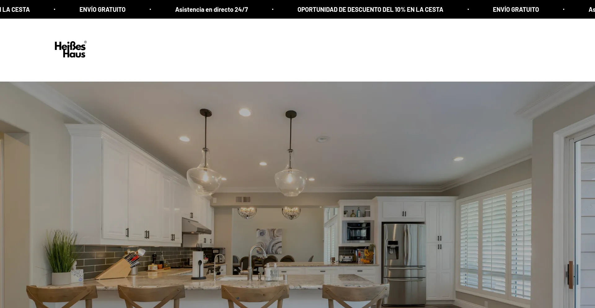 Website screenshot of Heibeshaus.com