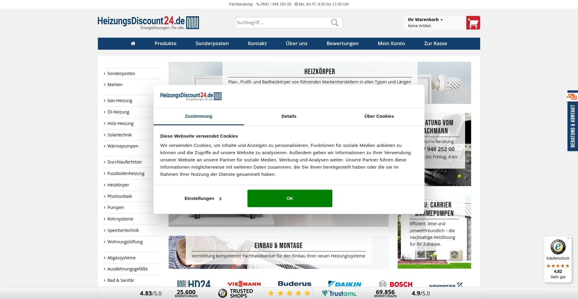 Ist Heizungsdiscount24.de sicher und vertrauenswürdig?