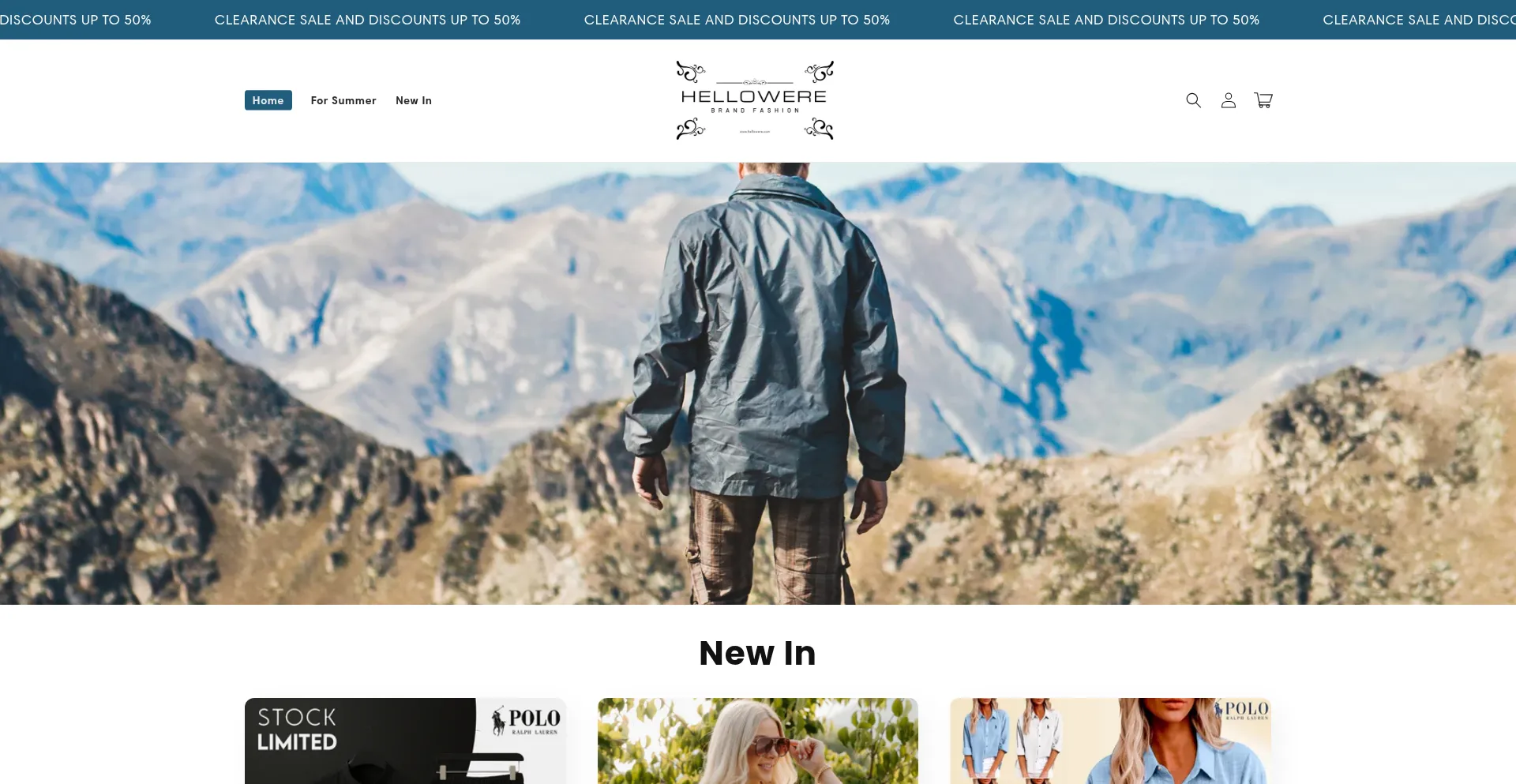 Website screenshot of Hellowere.com