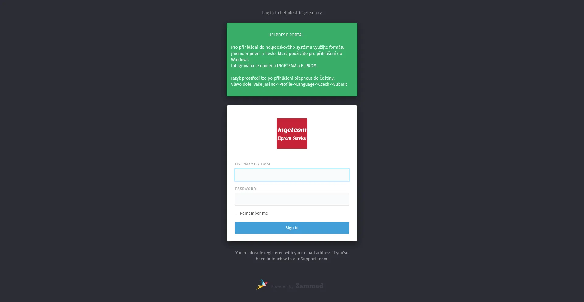 Helpdesk.ingeteam.cz