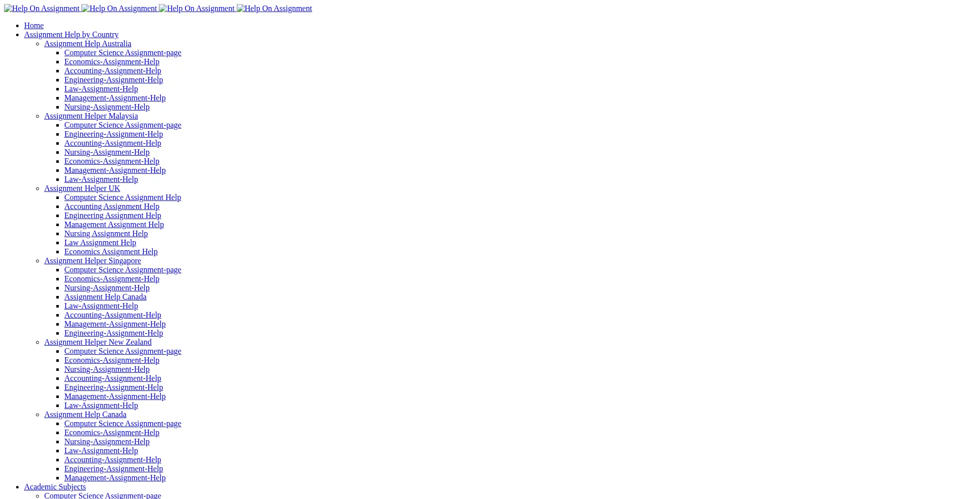 Website screenshot of Helponassignment.com