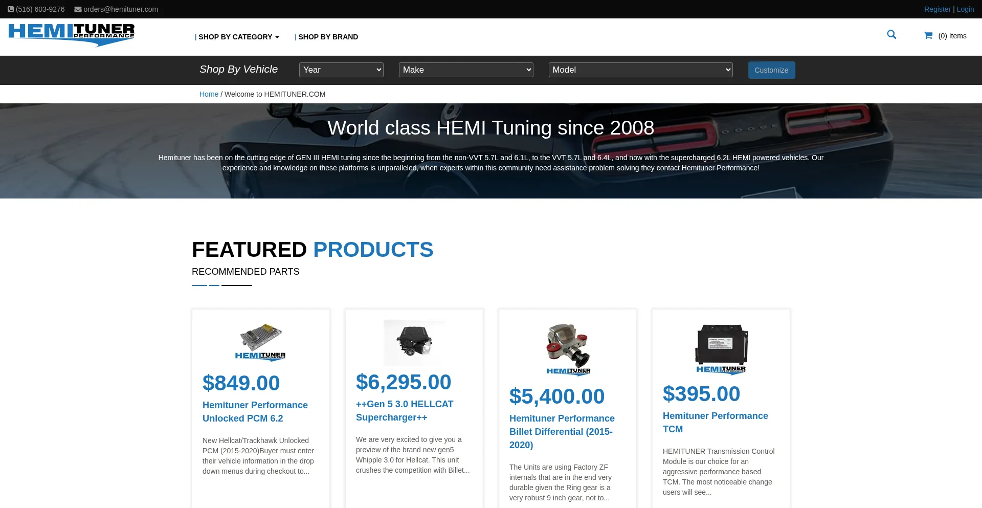 Hemitunerperformance.com Screenshot