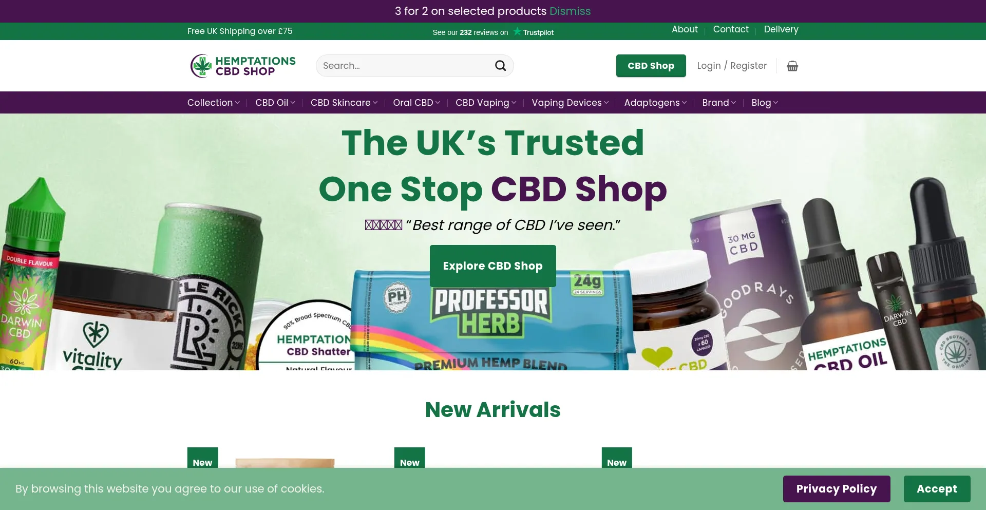 Ist Hemptations-cbd.com sicher und vertrauenswürdig?