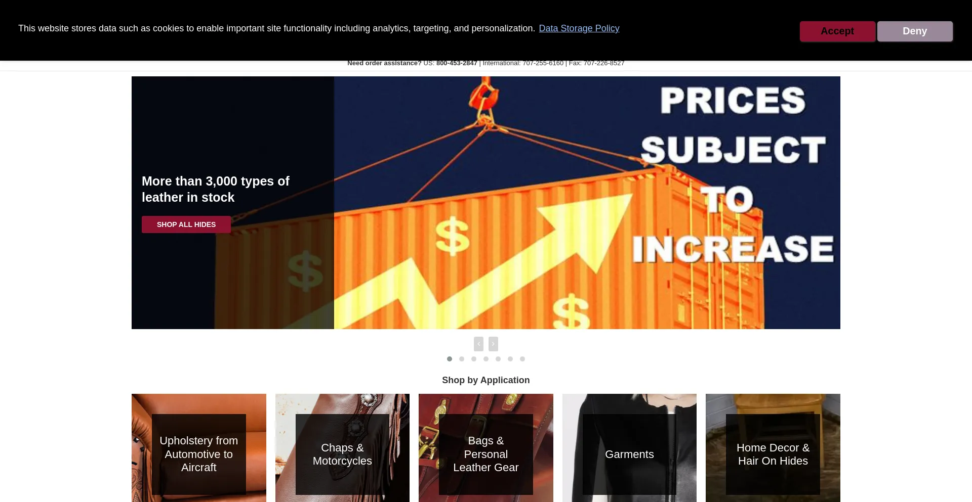 Website screenshot of Hidehouse.com