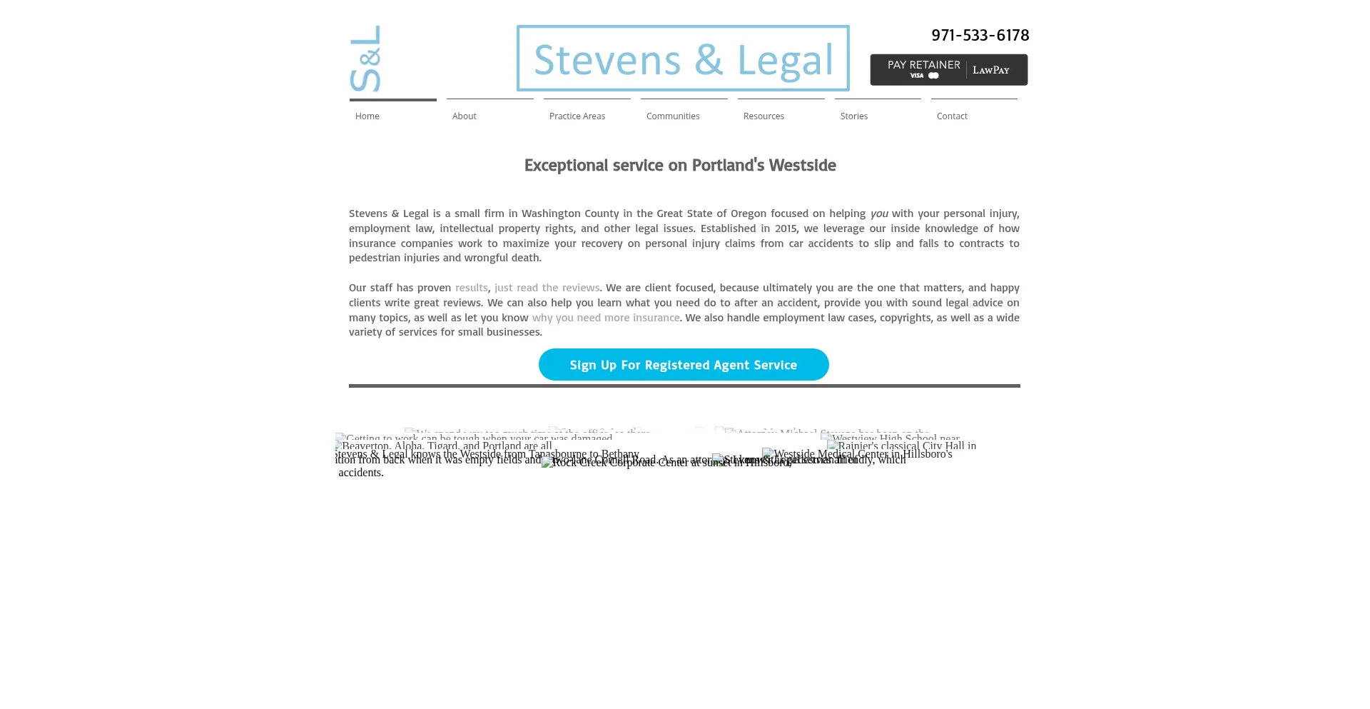 Website screenshot of Hillsborofirm.com