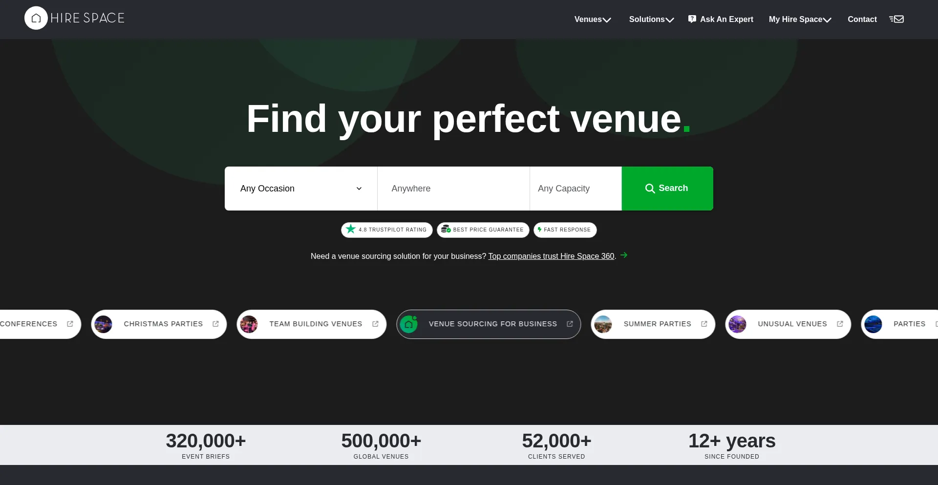 Hirespace.com Screenshot