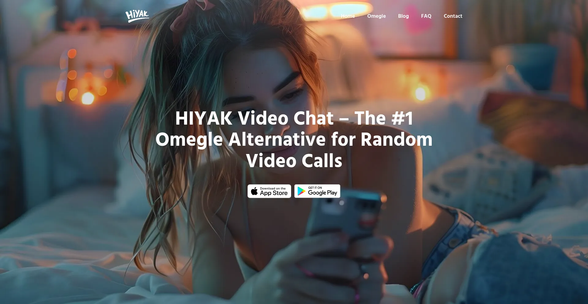 Website screenshot of Hiyak.com