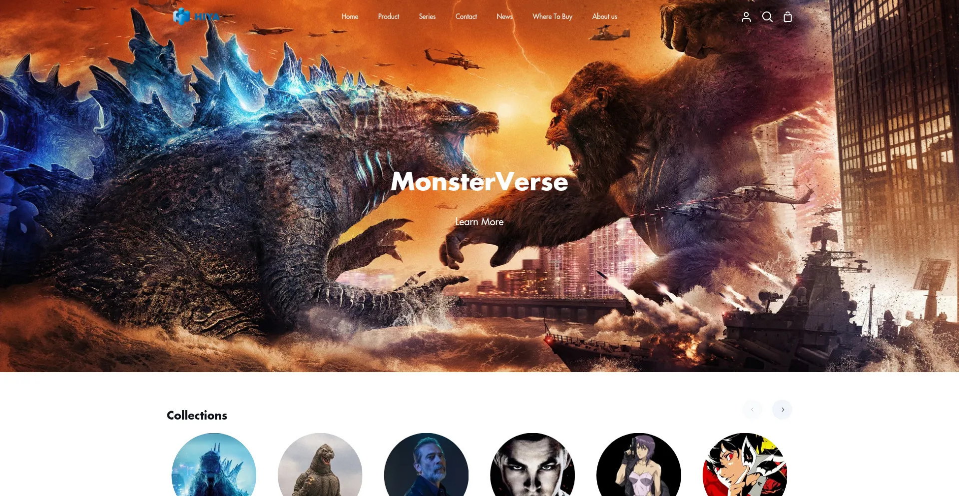 Website screenshot of Hiyatoys.com