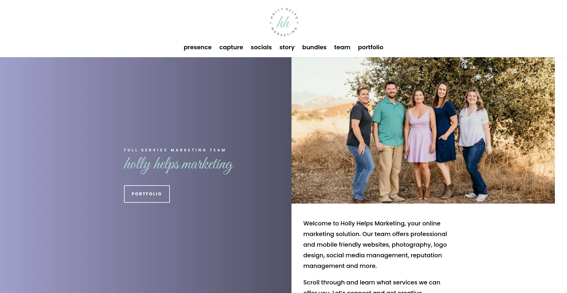 Hollyhelps.com Screenshot