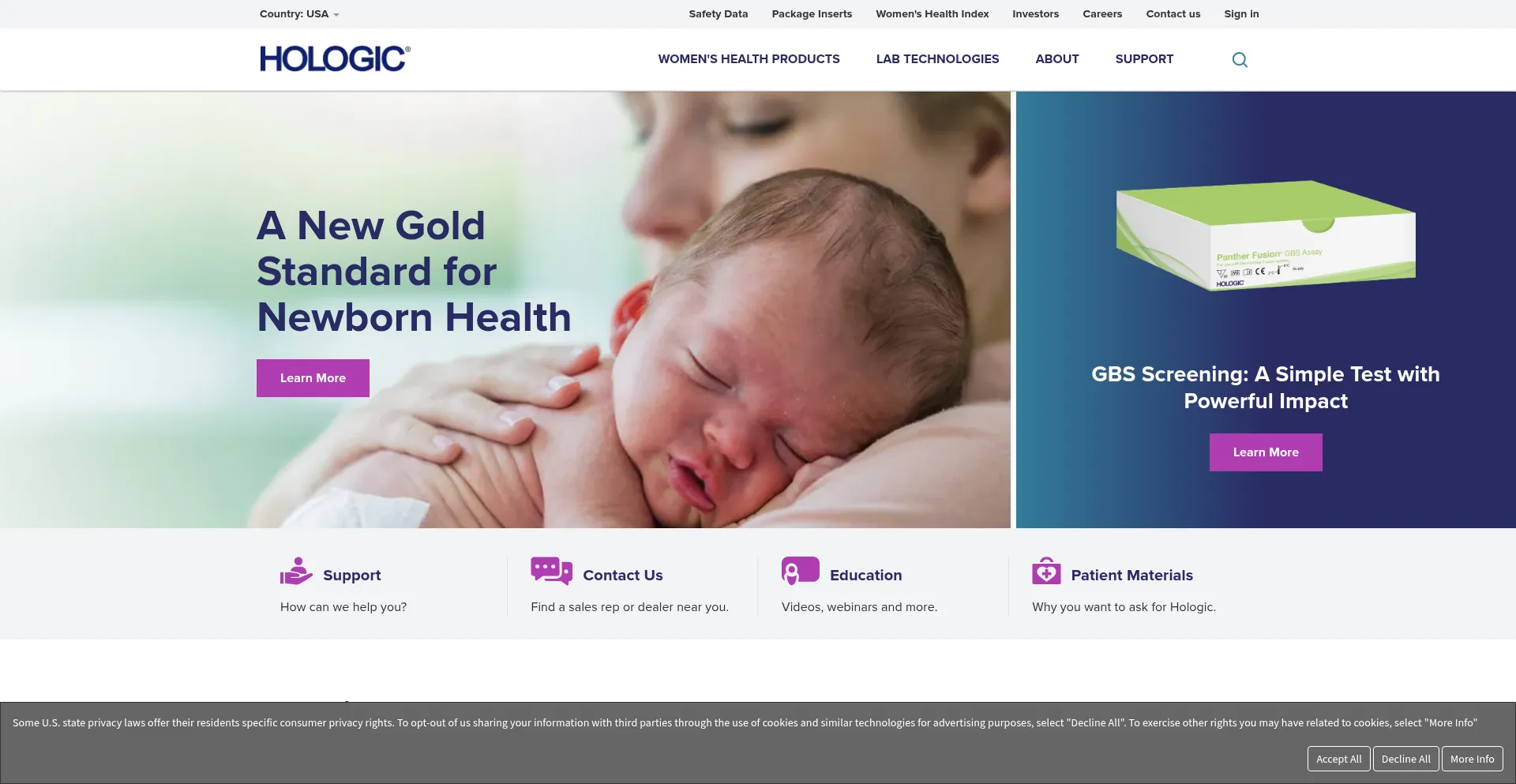 Ist Hologic.com sicher und vertrauenswürdig?