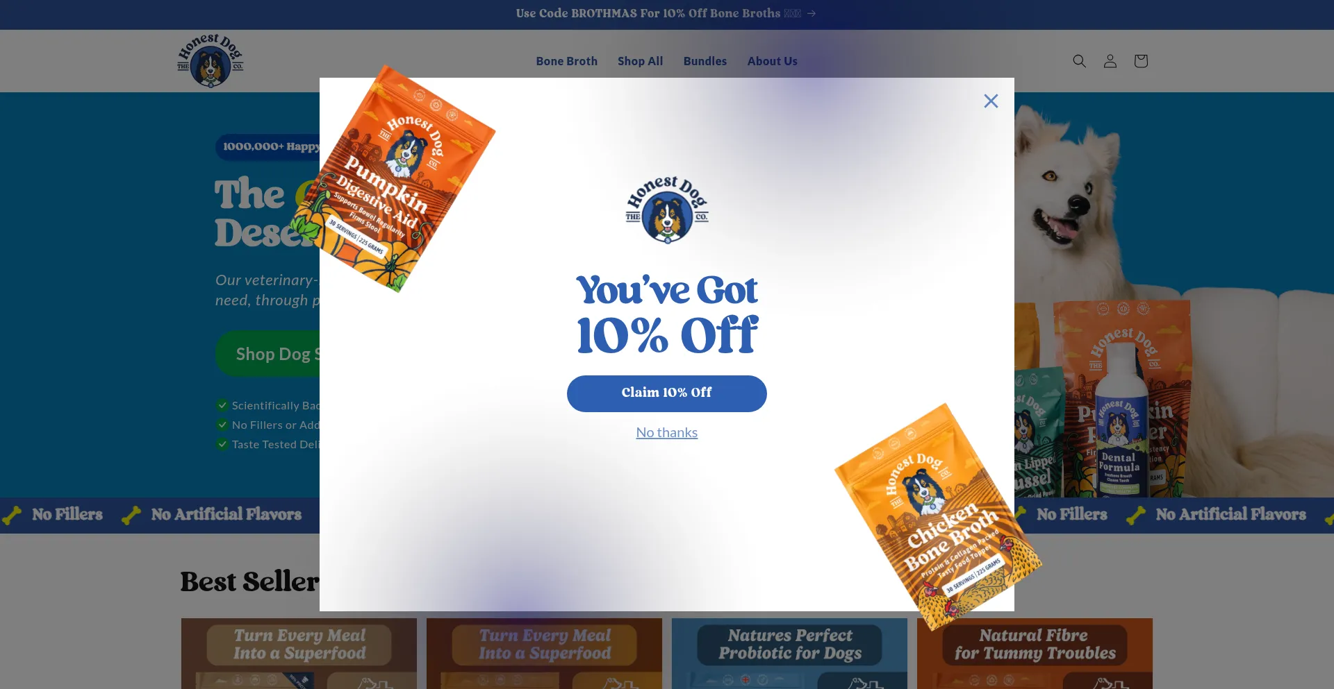 Honestdogcompany.co.uk