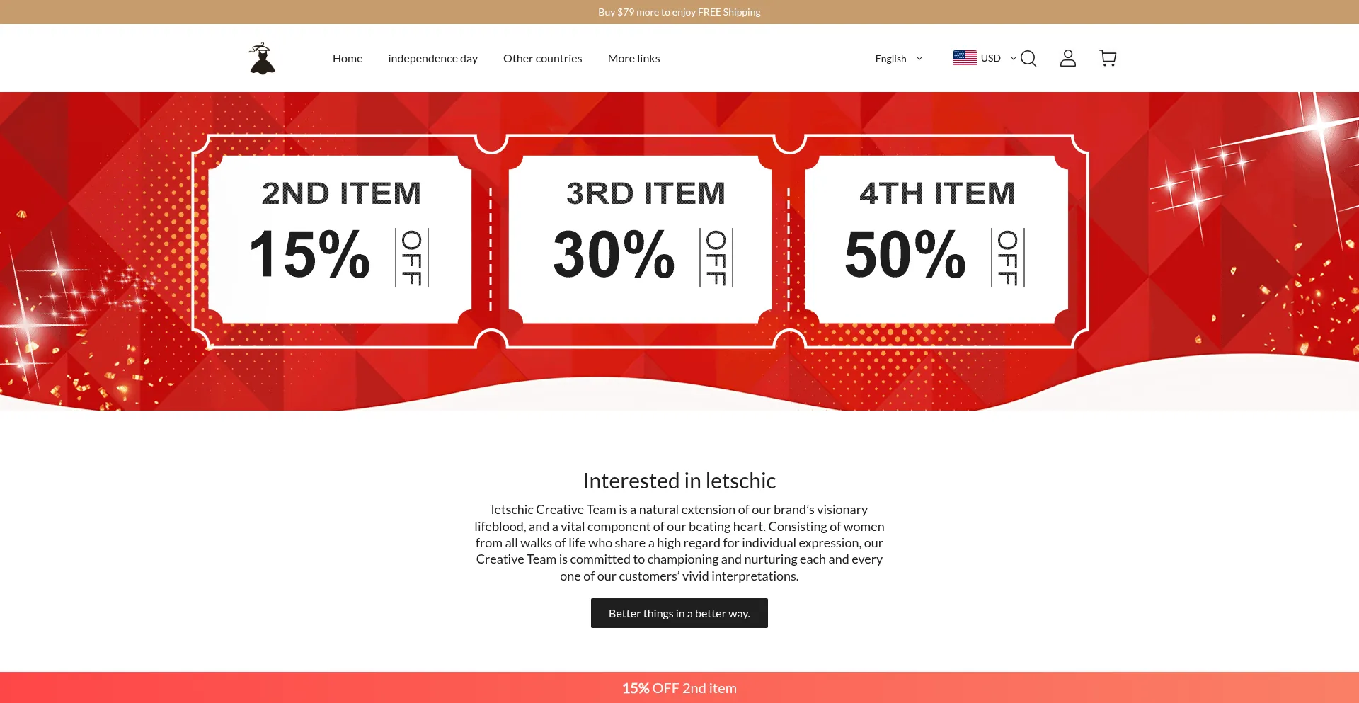 Website screenshot of Honeychic.top
