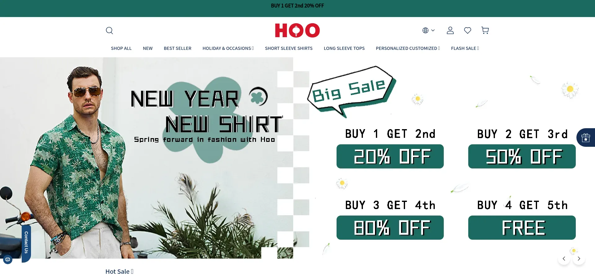 Website screenshot of Hooshops.com