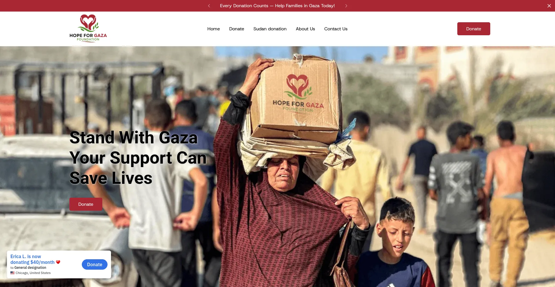 Hopeforgaza.foundation