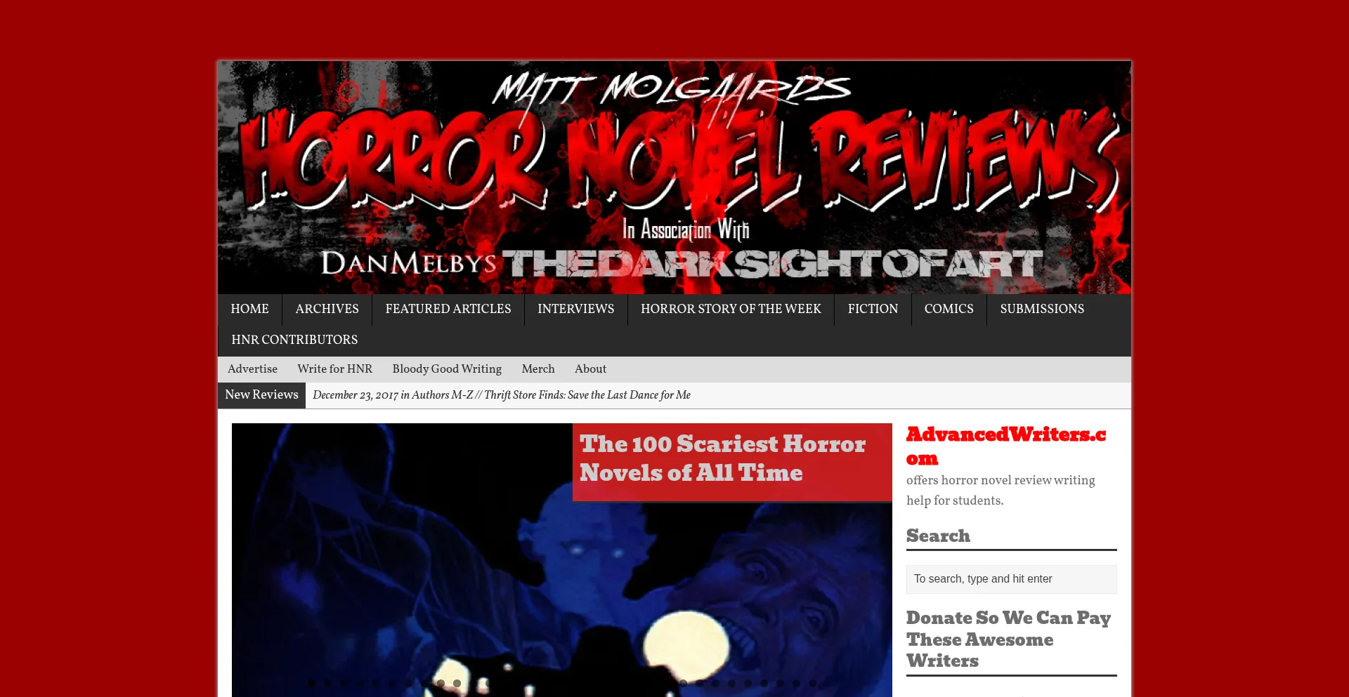 Horrornovelreviews.com