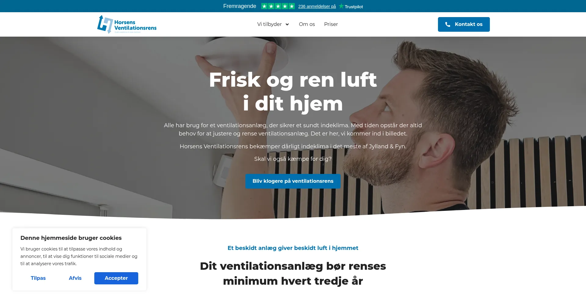 Ist Horsensventilationsrens.dk sicher und vertrauenswürdig?