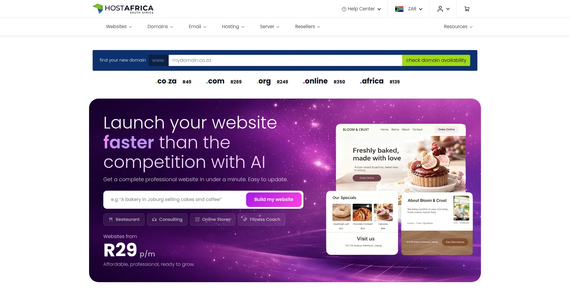 Hostafrica.co.za
