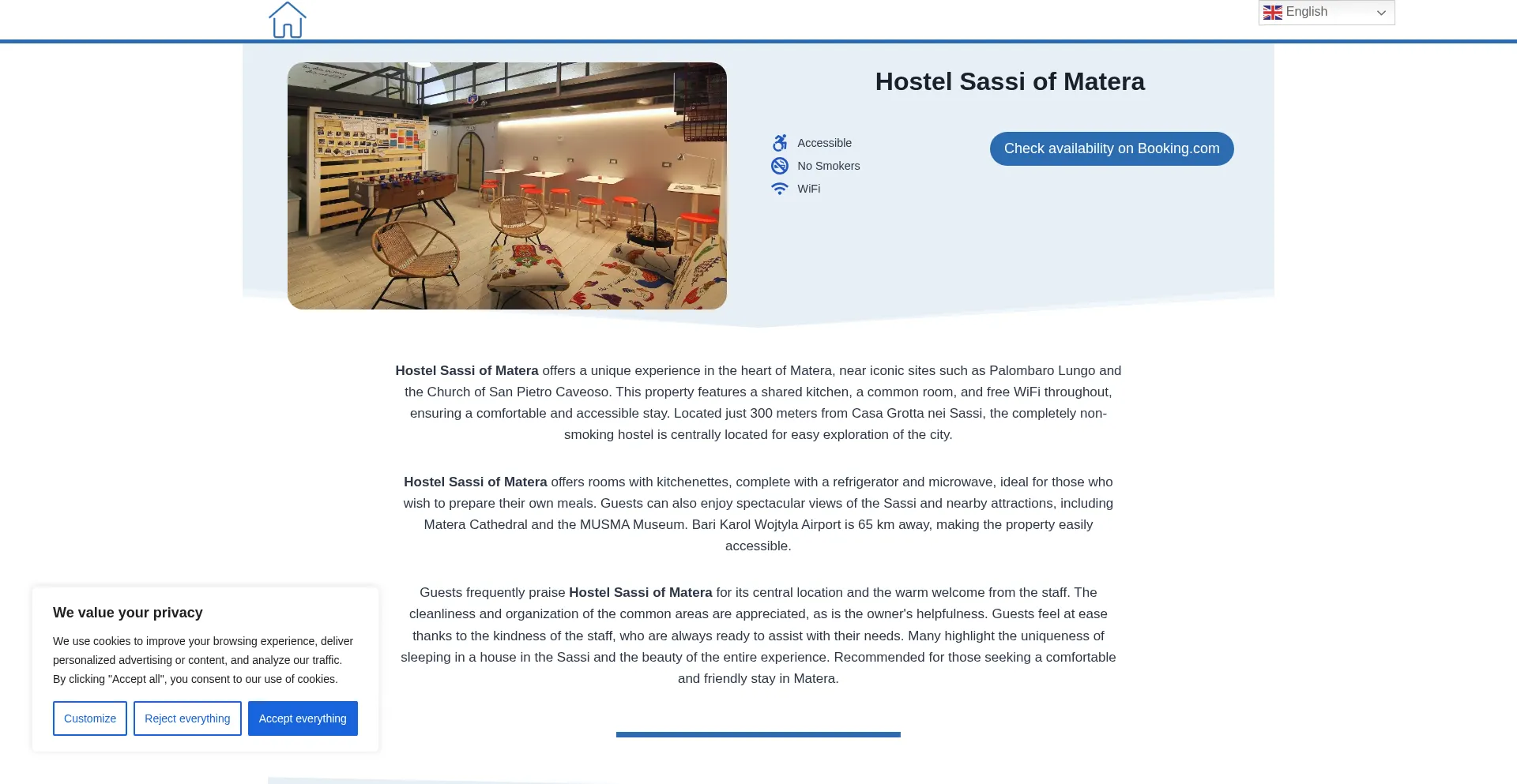 Ist Hostelsassiofmatera.top sicher und vertrauenswürdig?