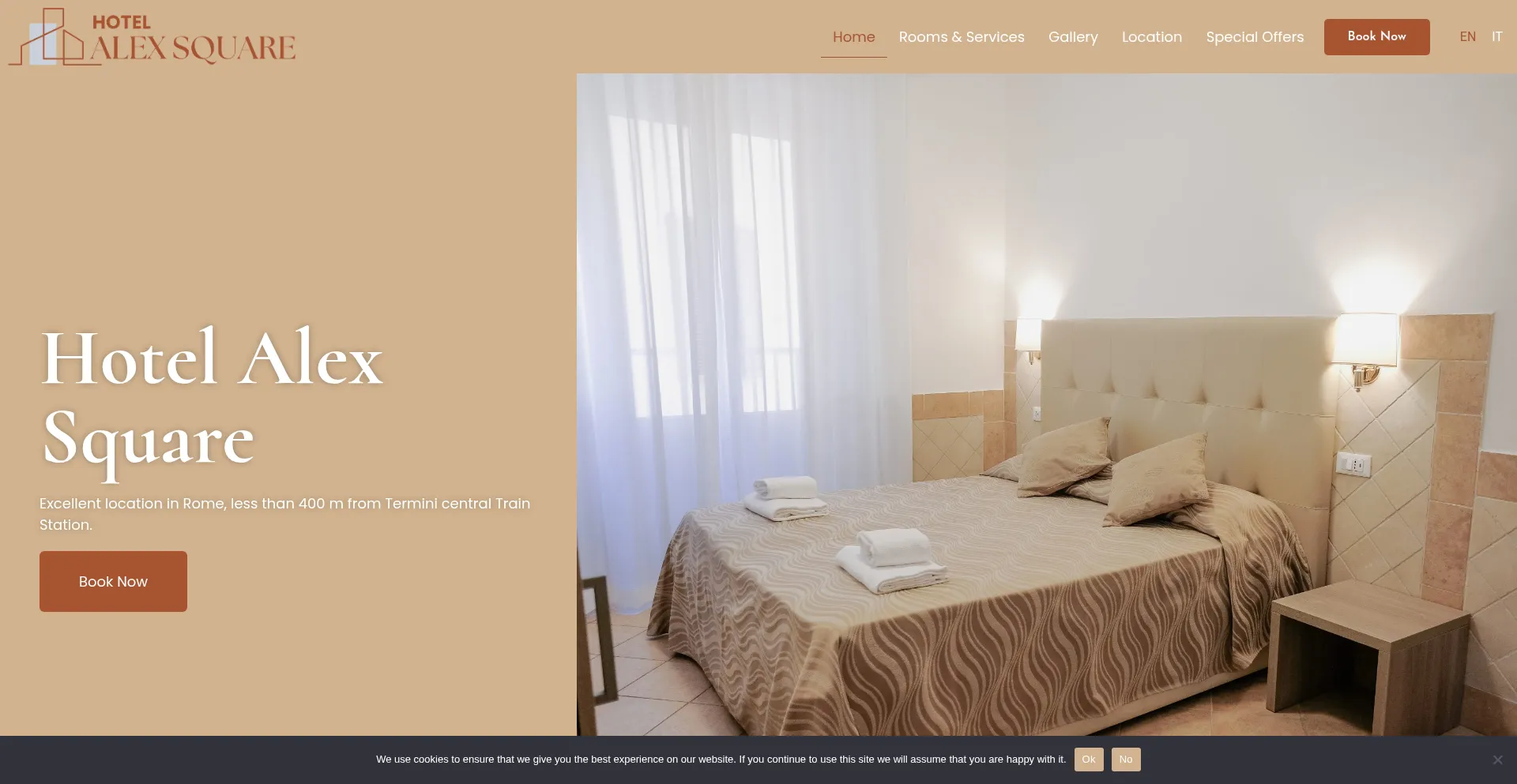 Ist Hotelalexsquare.it sicher und vertrauenswürdig?