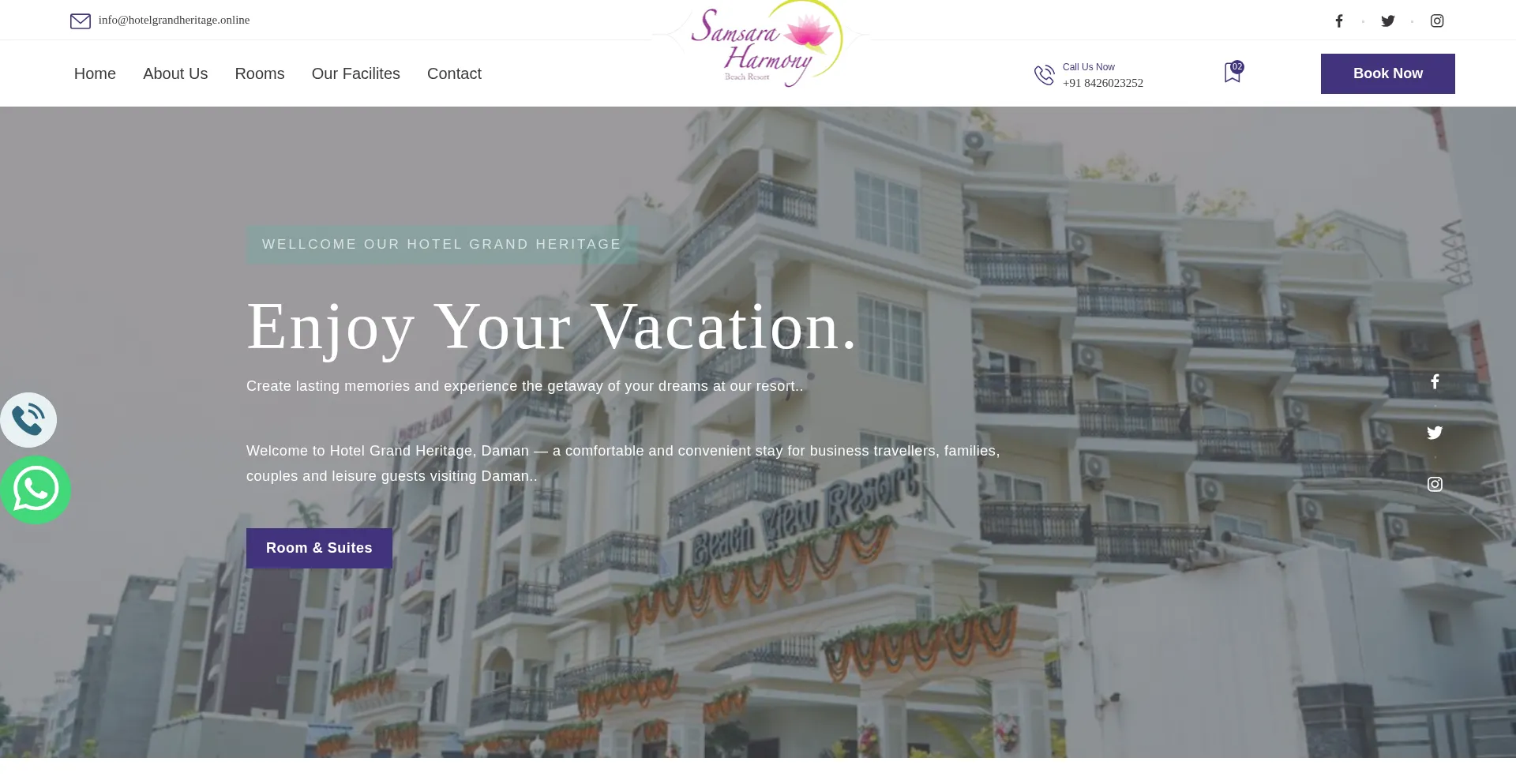 Hotelgrandheritage.online