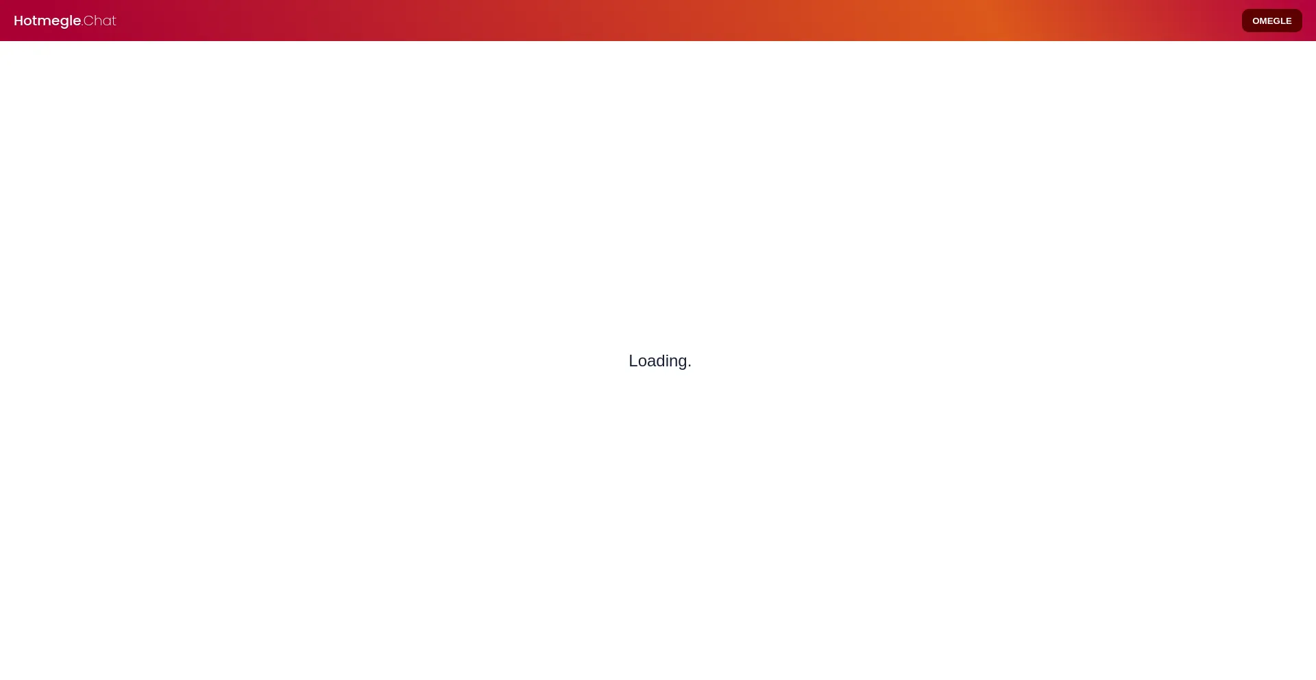 Website screenshot of Hotmegle.chat
