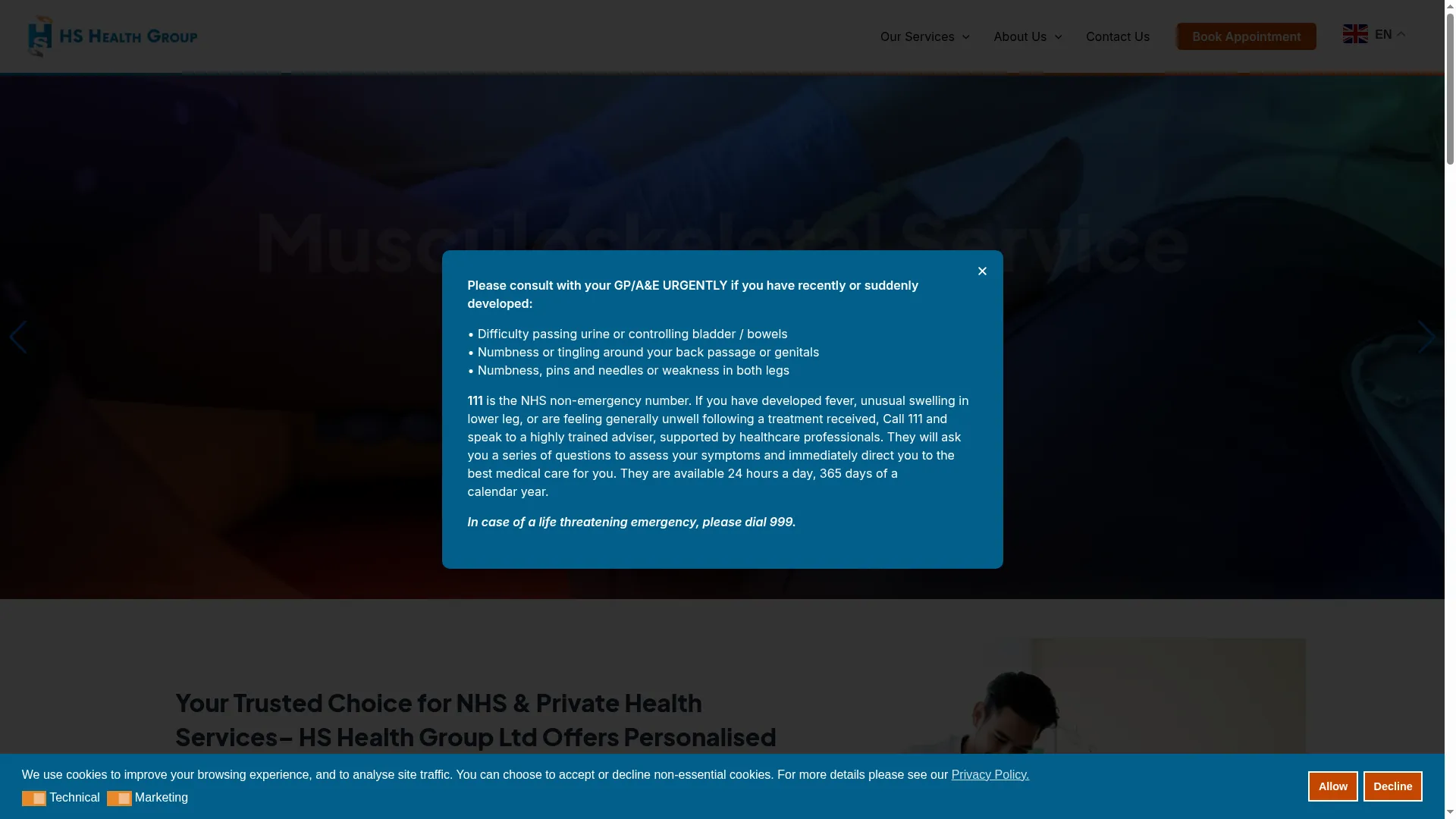 Hshealthgroup.co.uk