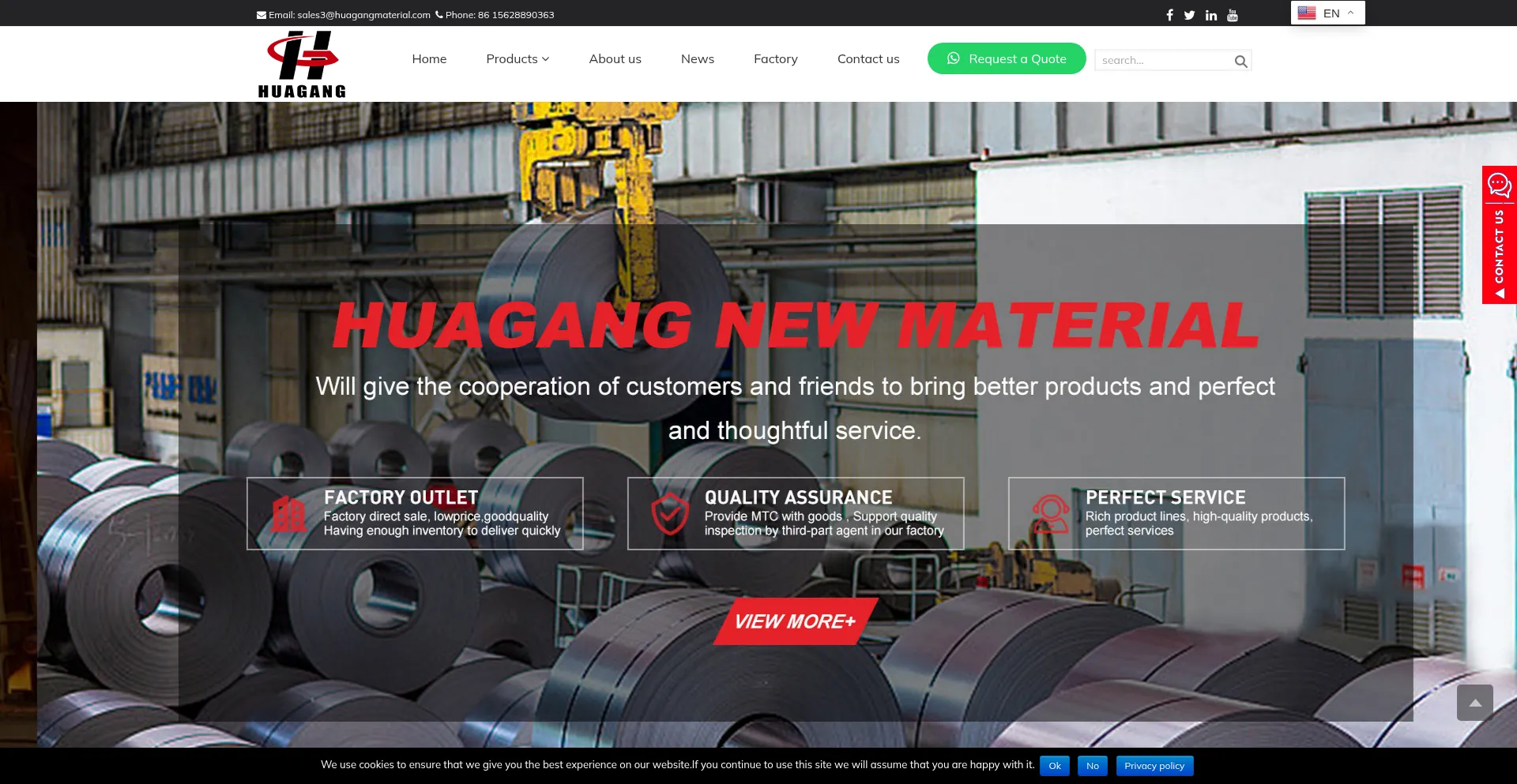 Huagangmaterial.com
