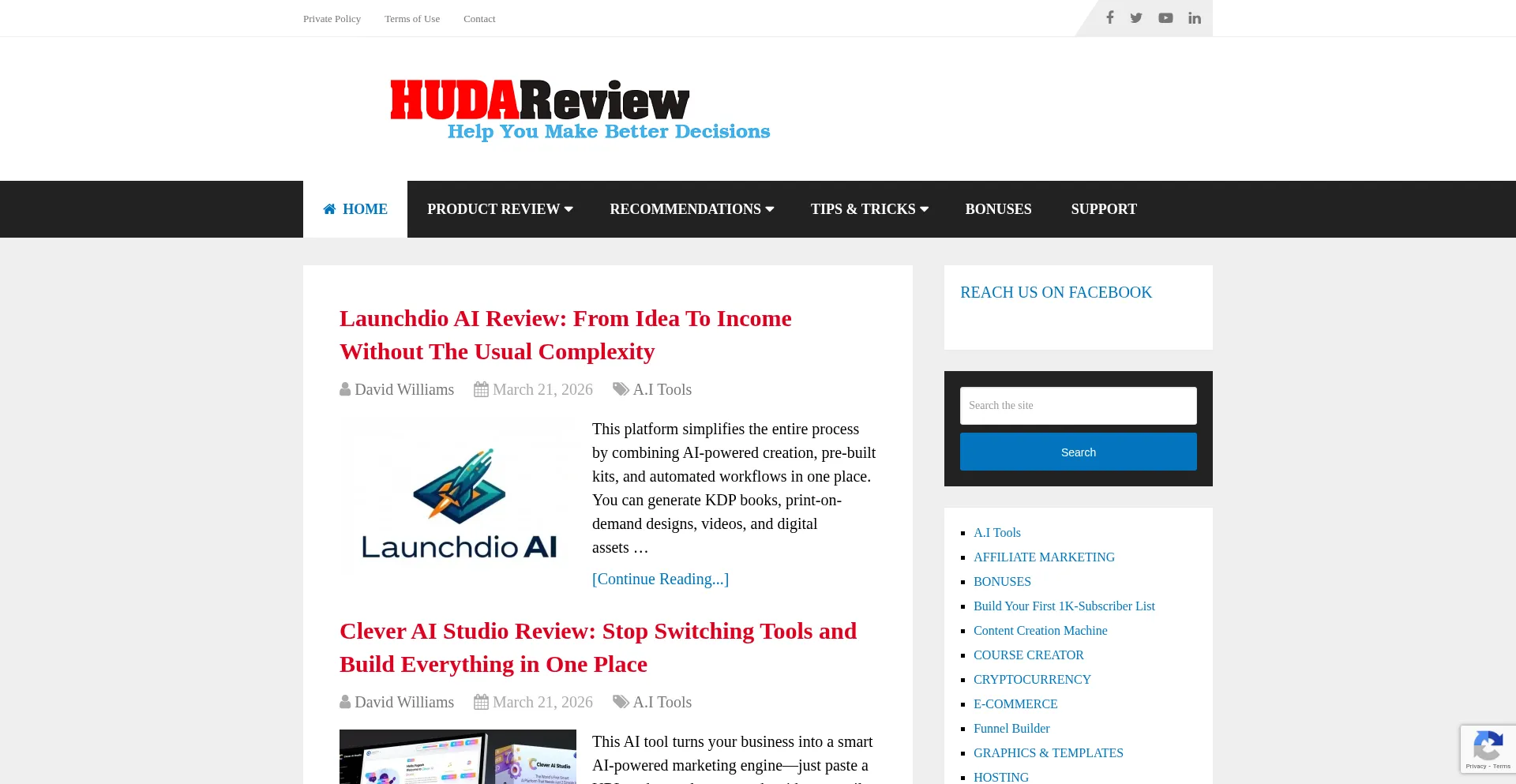 Hudareview.com